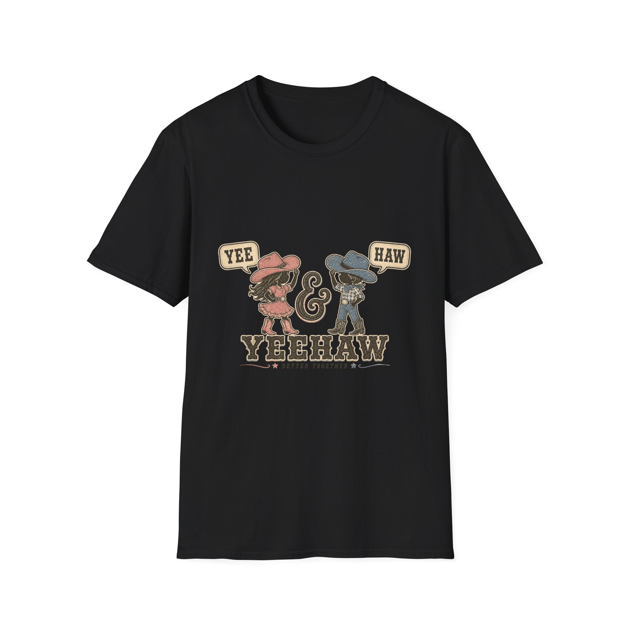 Yeehaw Cowboy Couple T-Shirt