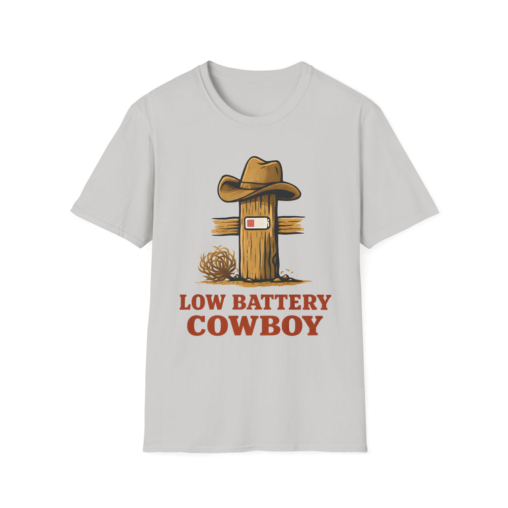 Low Battery Cowboy T‑Shirt
