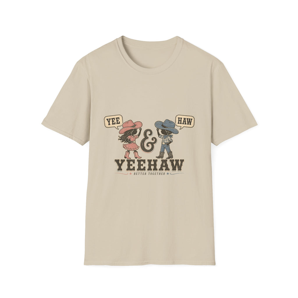 Yeehaw Cowboy Couple T-Shirt