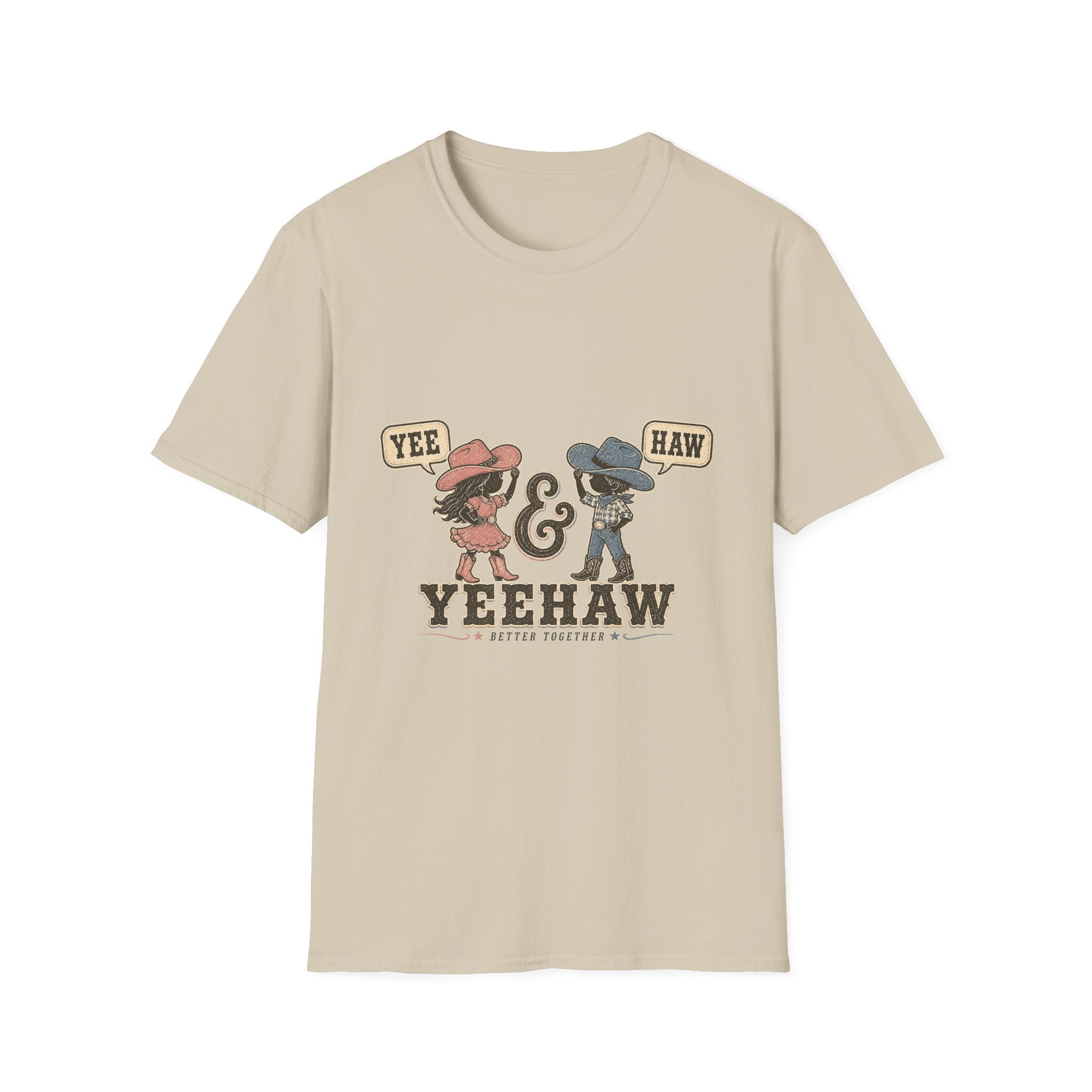 Yeehaw Cowboy Couple T-Shirt