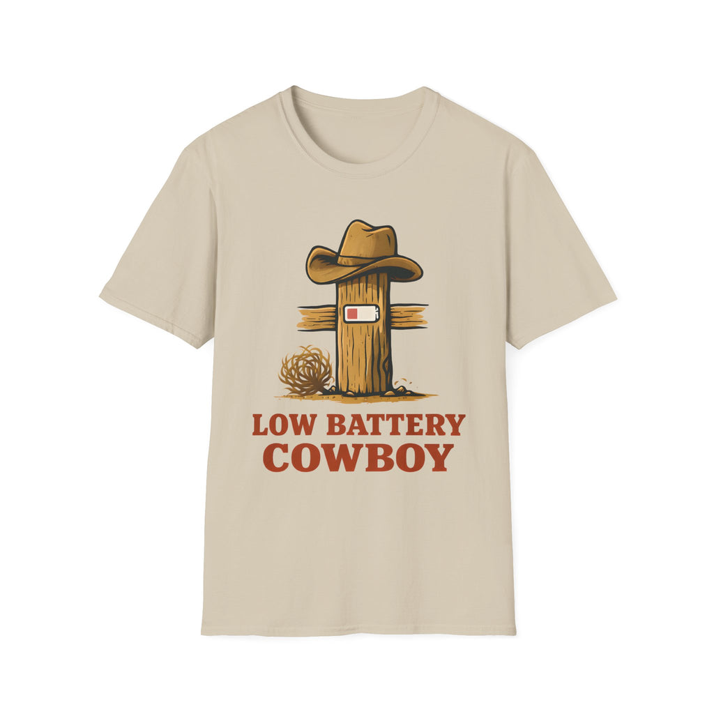 Low Battery Cowboy T‑Shirt