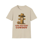 Low Battery Cowboy T‑Shirt