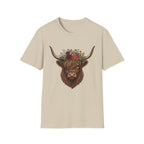 Highland Cow Floral T-Shirt