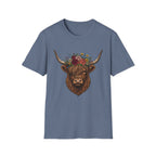 Highland Cow Floral T-Shirt