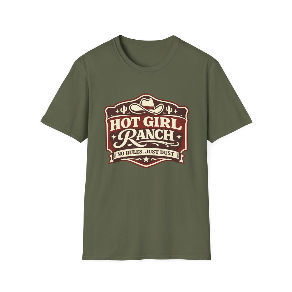 Hot Girl Ranch, No Rules Just Dust T-Shirt