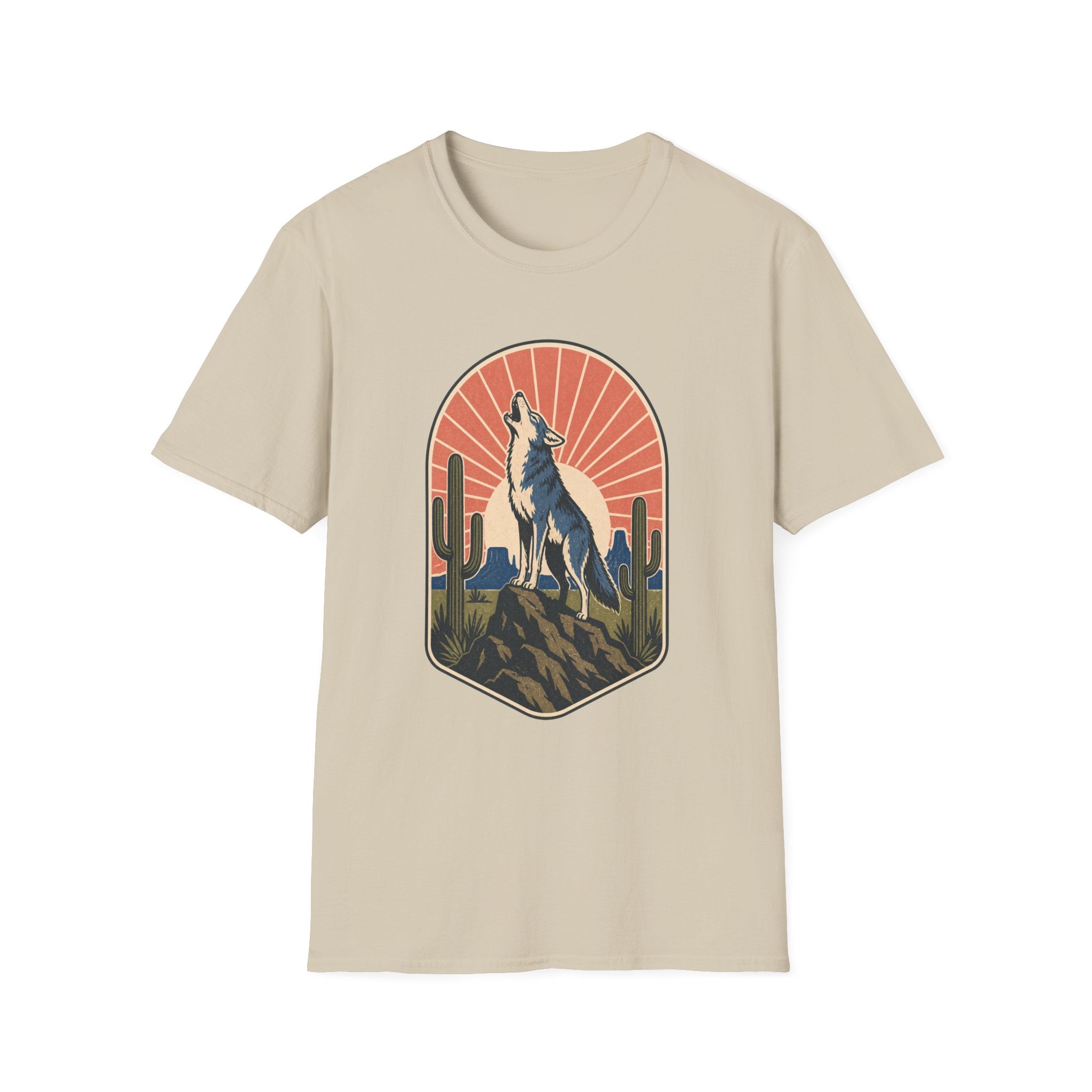 Wolf Howl Desert T-Shirt