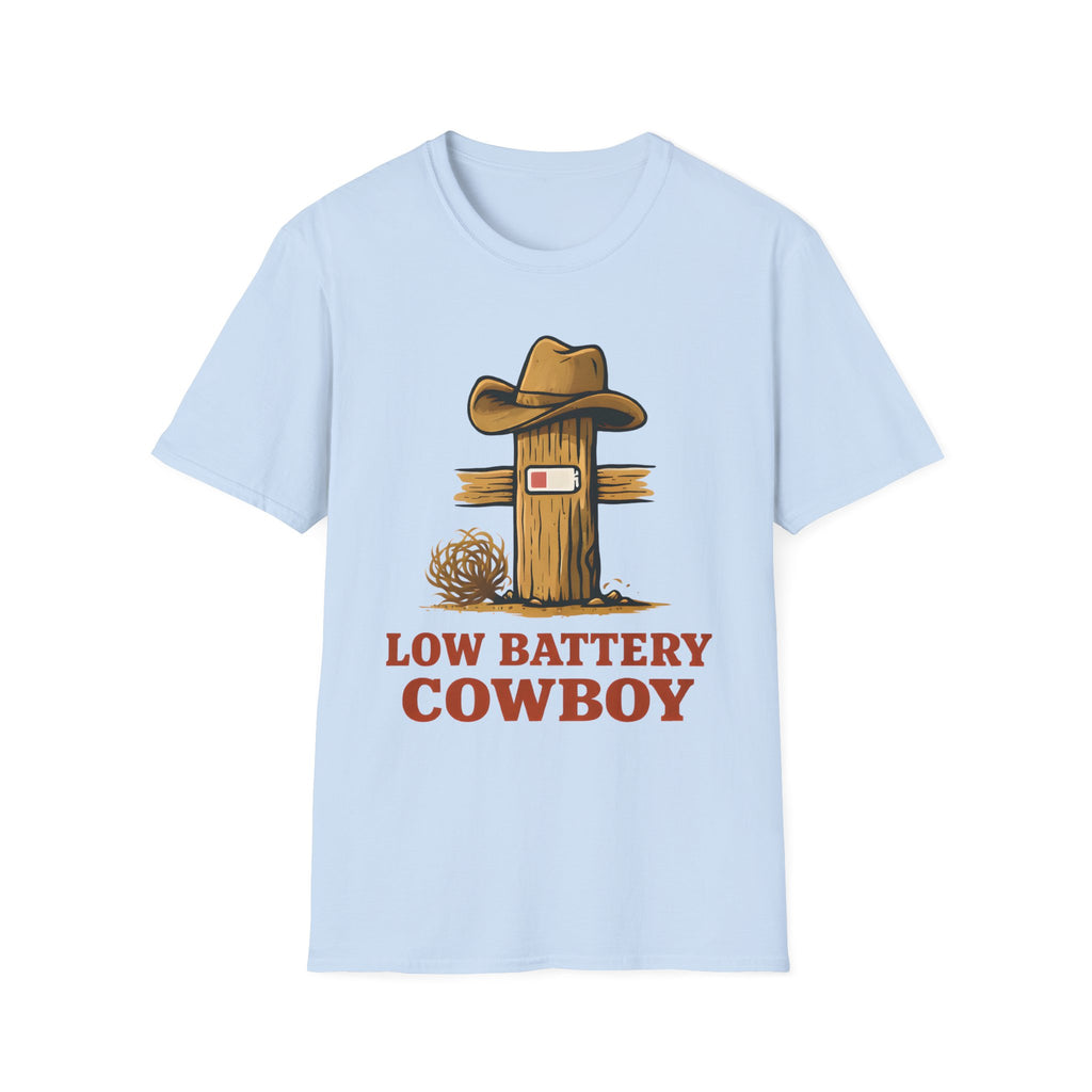 Low Battery Cowboy T‑Shirt