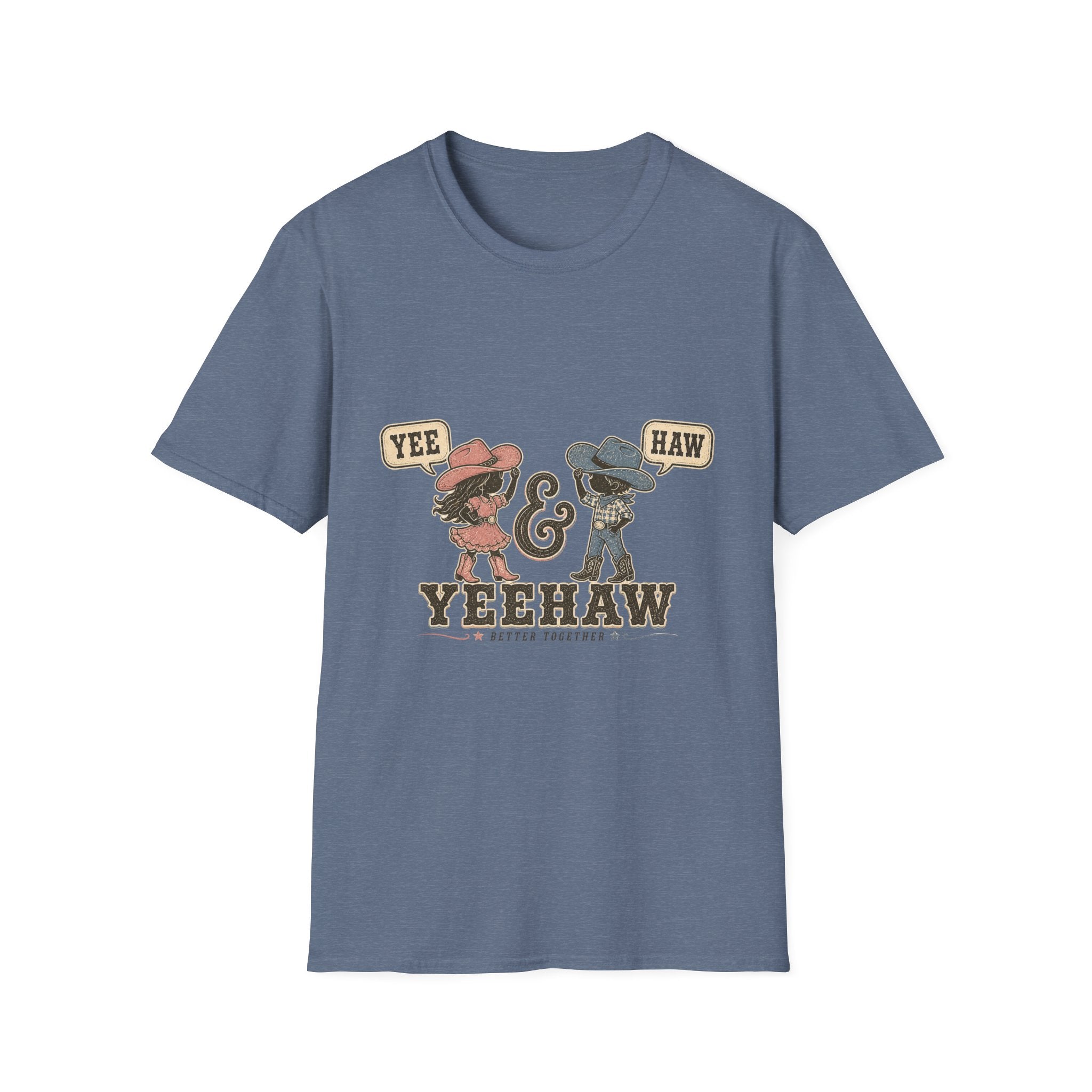 Yeehaw Cowboy Couple T-Shirt