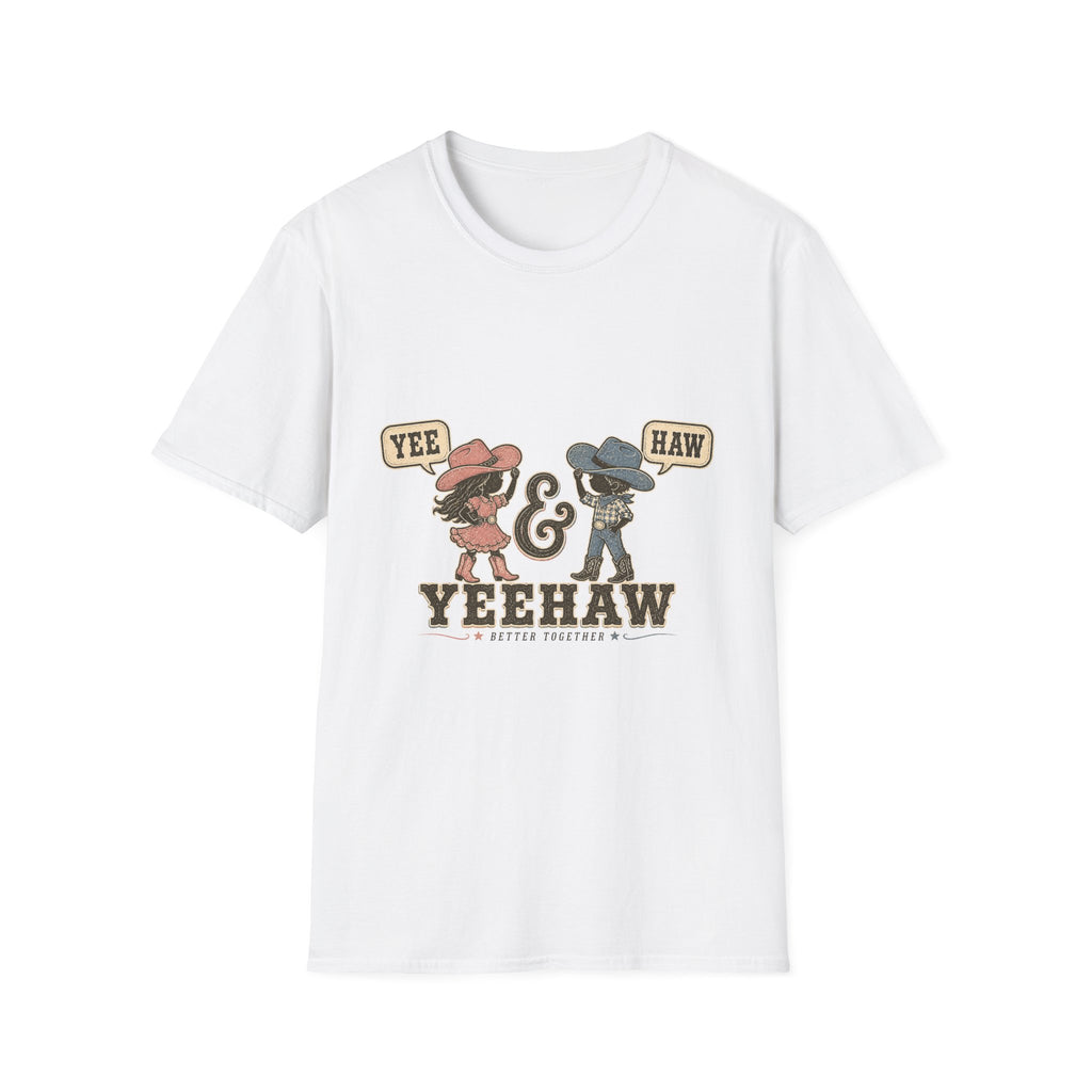 Yeehaw Cowboy Couple T-Shirt
