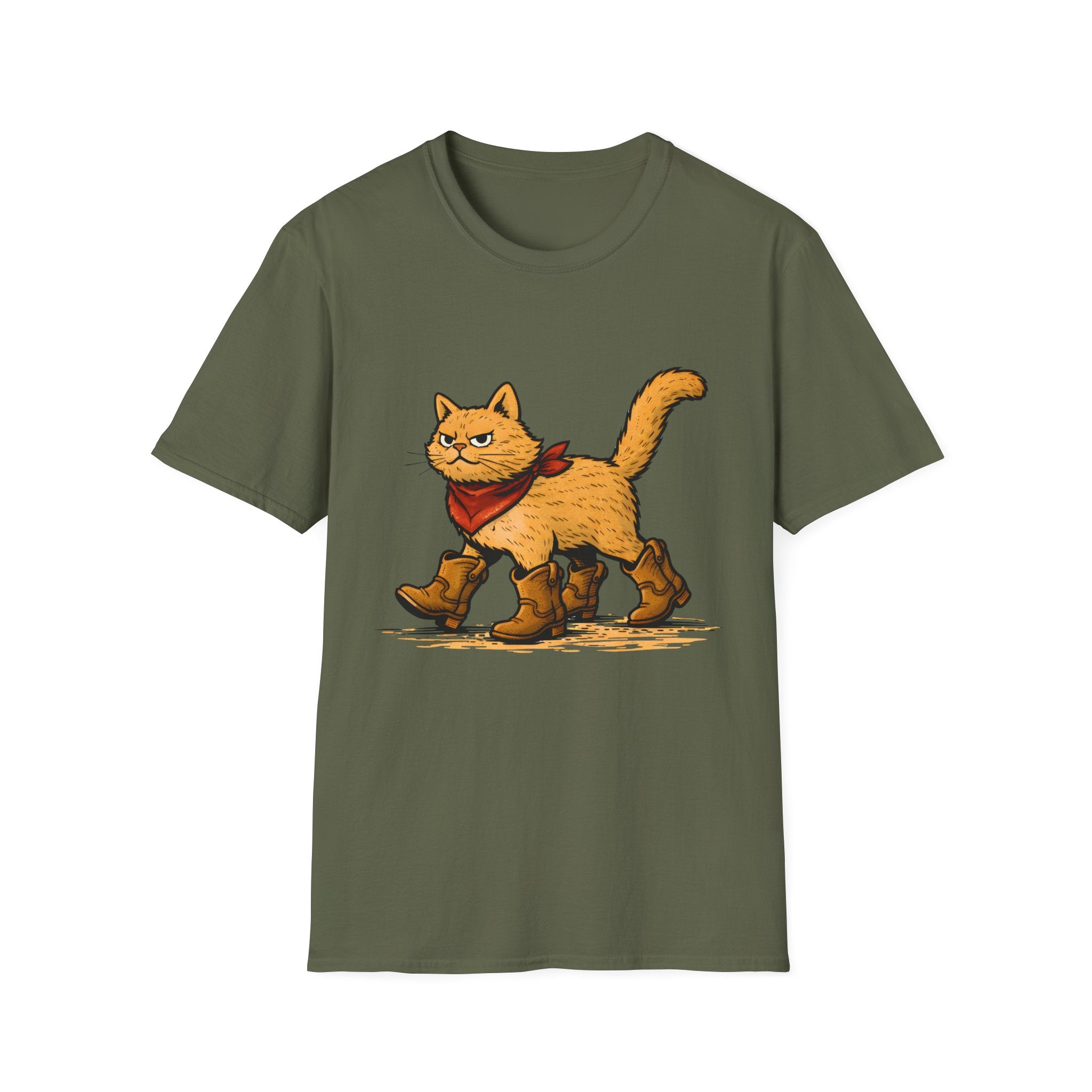 Outlaw Cat T‑Shirt