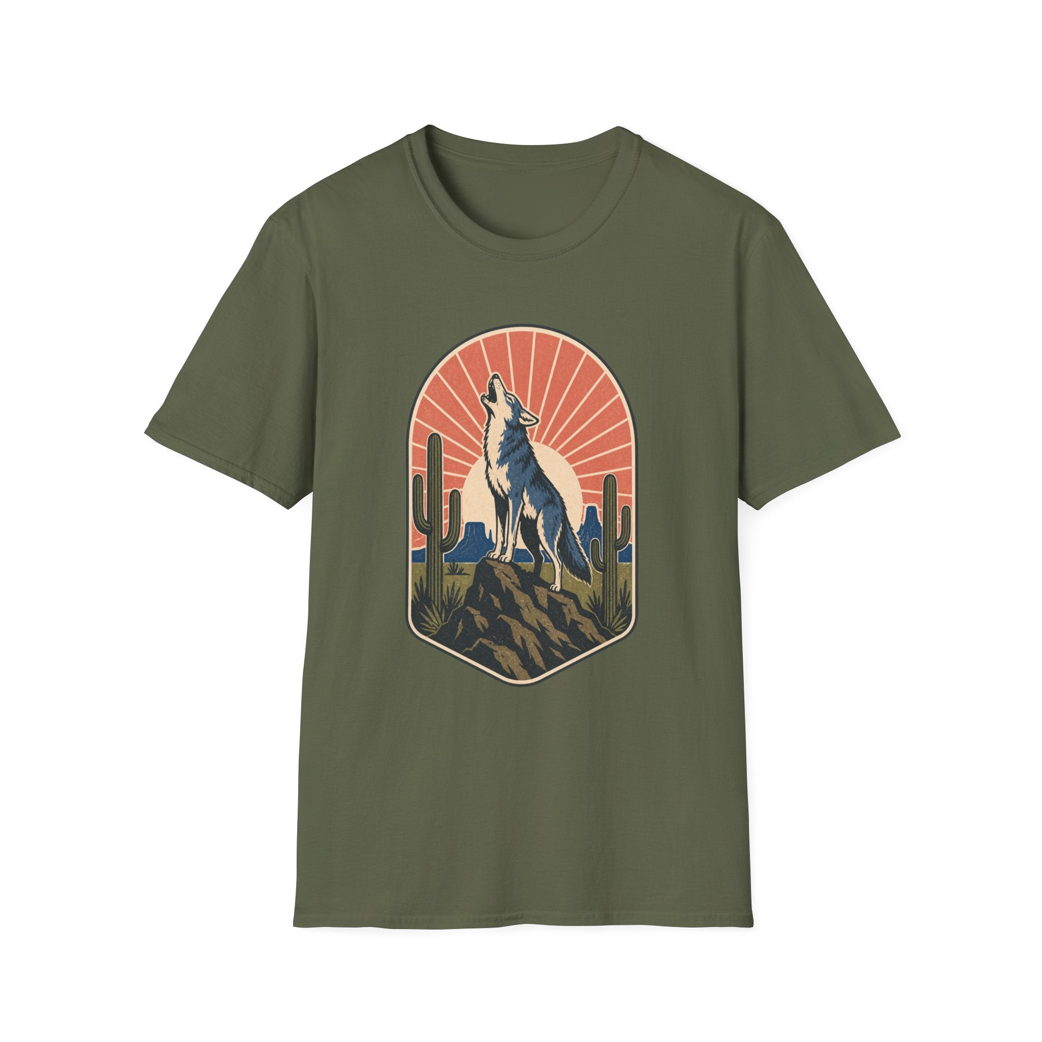 Wolf Howl Desert T-Shirt