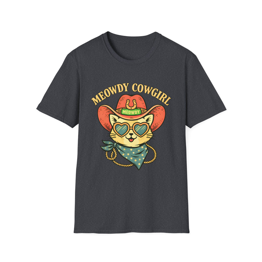 Meowdy Cowgirl T‑Shirt